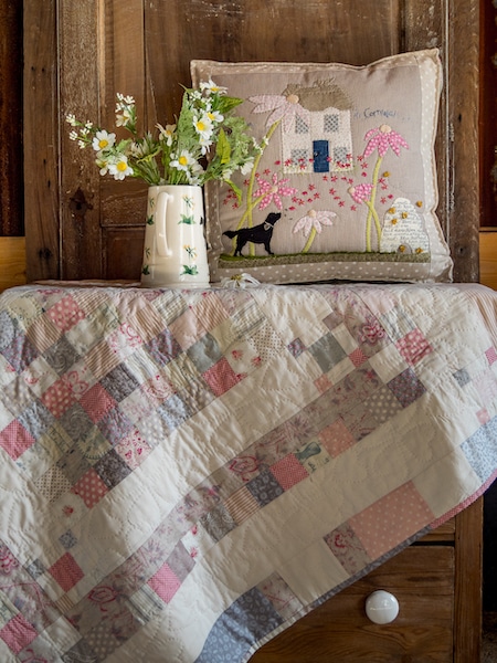 French Country Floral Baby Quilt