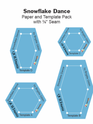 Hexagon I-Spy Quilt Template Pack